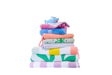 Handtuch, 50 x 100 cm, schwere Qualität, violett-rosa purpurviolett Handtuch, 50 x 100 - 5250378 - HEMA